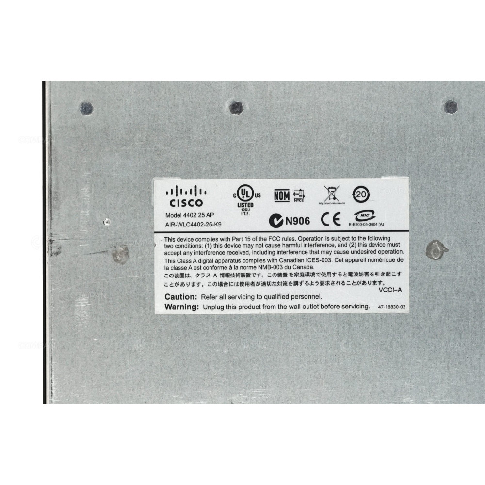 AIR-WLC4402-25-K9 CISCO 4400 SERIES 2 PORT ETHERNET 2 PORT SFP WLAN CONTROLLER